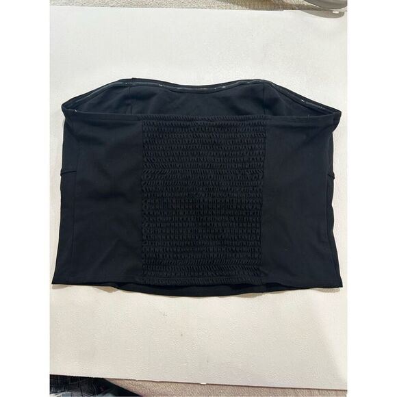 A New Day Black Strapless Smocked Tube Top | Size XXL | Target Basics - Picture 2 of 3